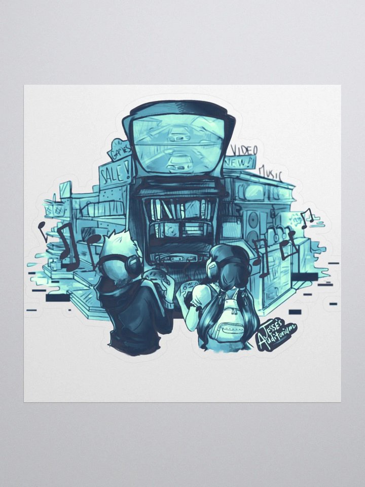 Kiss Cut Sticker - Cerulean product image (1)