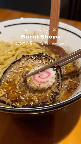 Delivery or pick up only on Fantuan!

Burnt shoyu only. Get the thin noodlessss!! 🍜

📍At any Kinton except for Coquitlam and ...