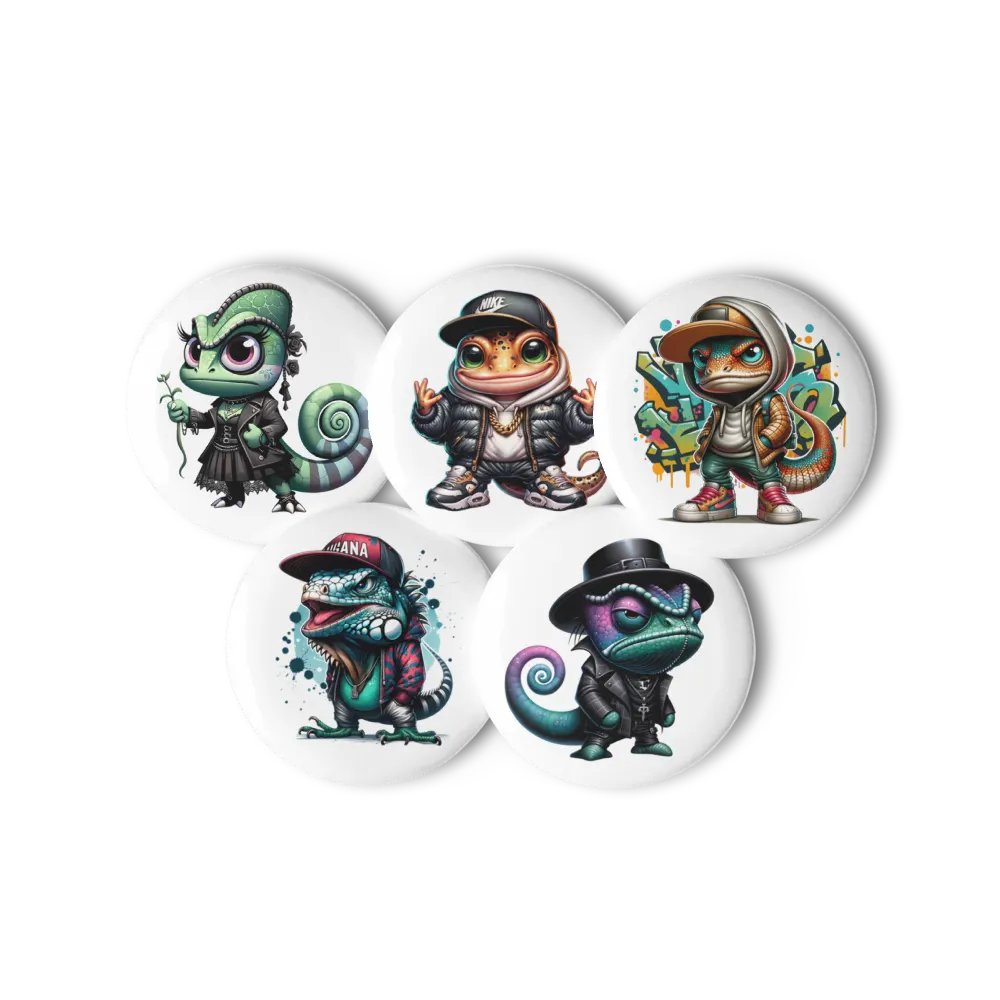 Rebellious Lizards Pin Set product image (4)