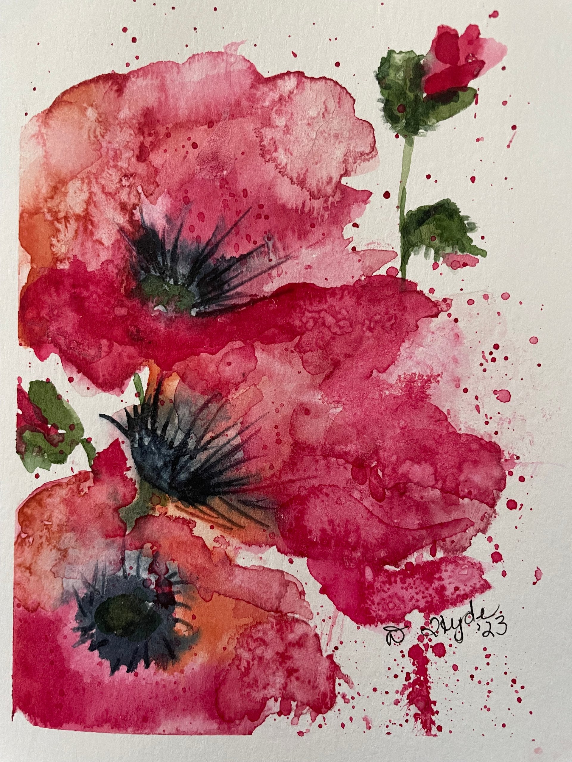 Pink Poppies Print product image (1)