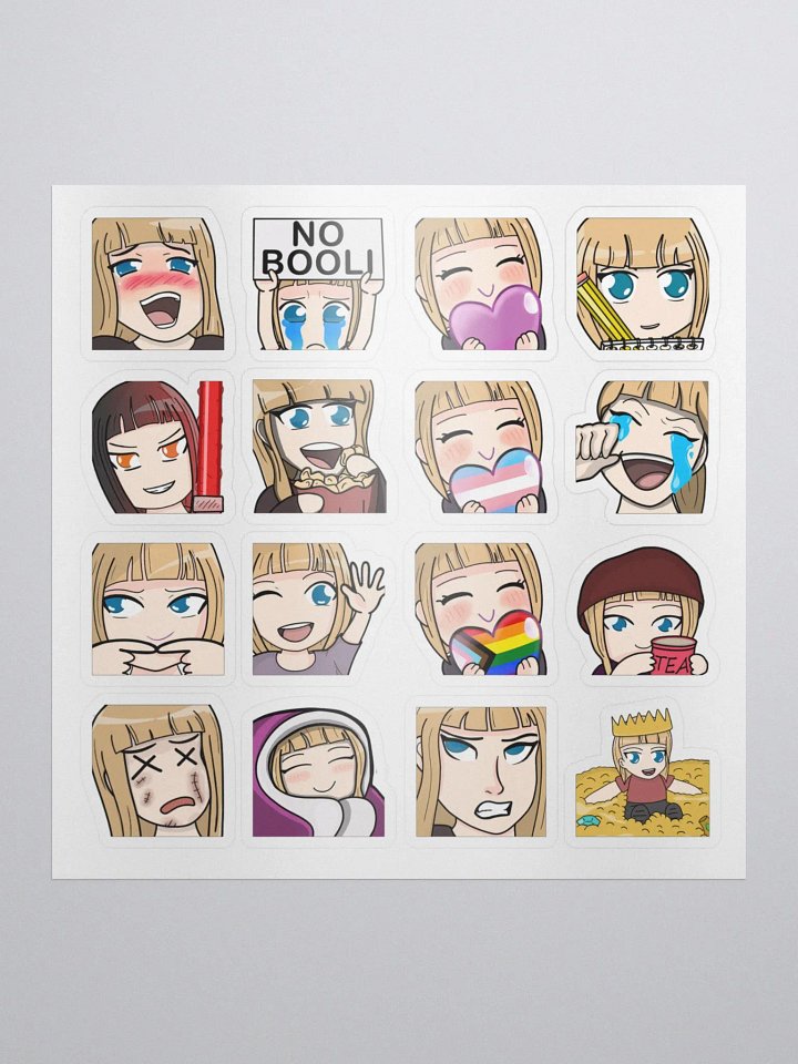 Viztee Emote Stickers product image (1)