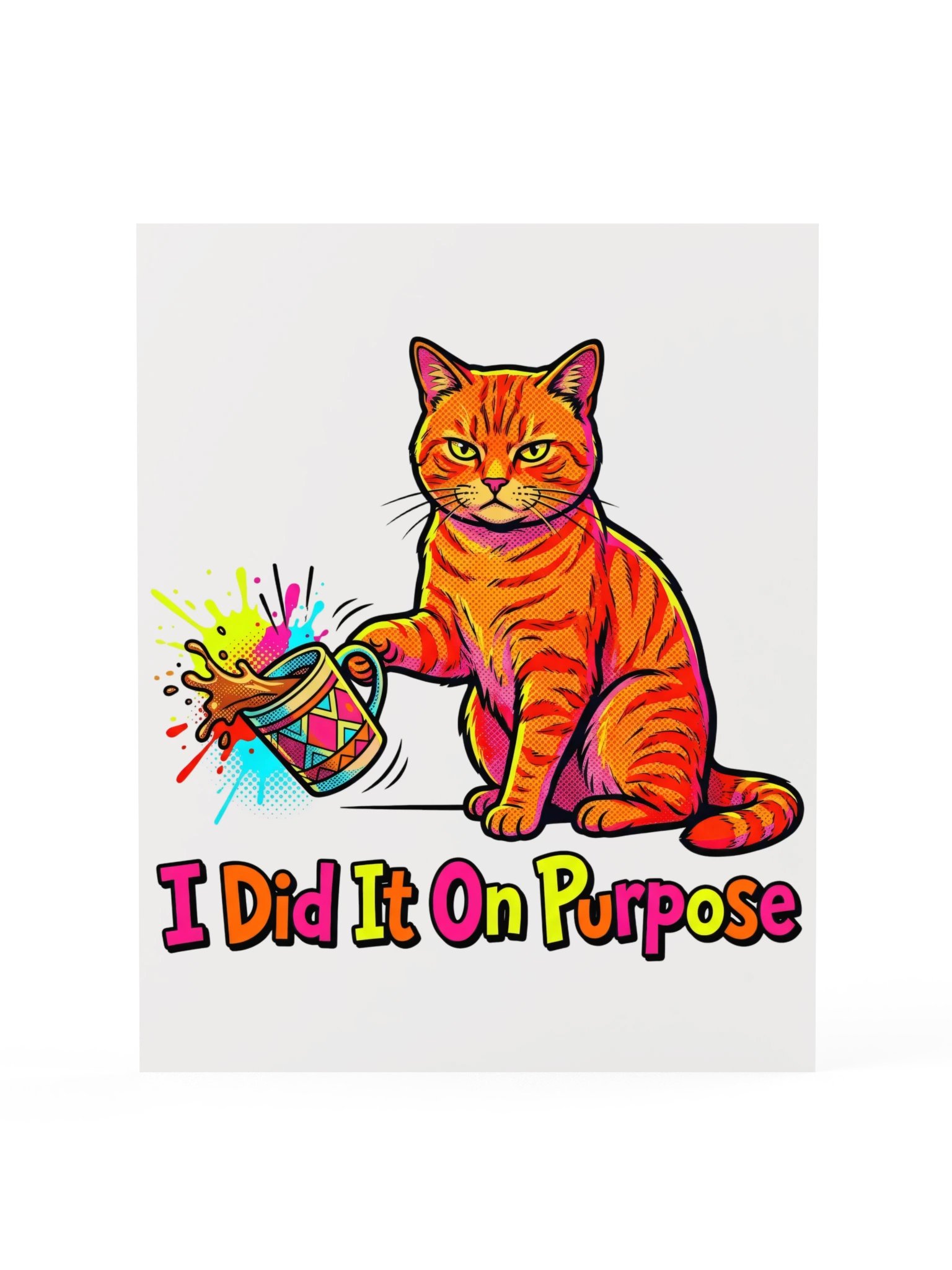 On Purpose Cat Poster product image (15)