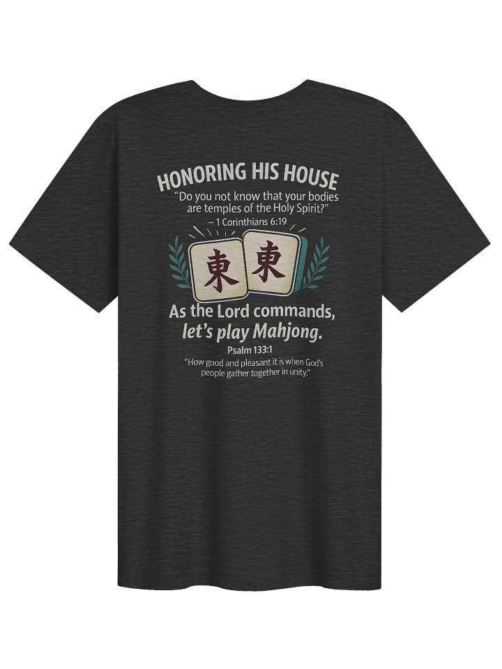 His House Unisex "Let's Play Mahjong" T-Shirt product image (1)