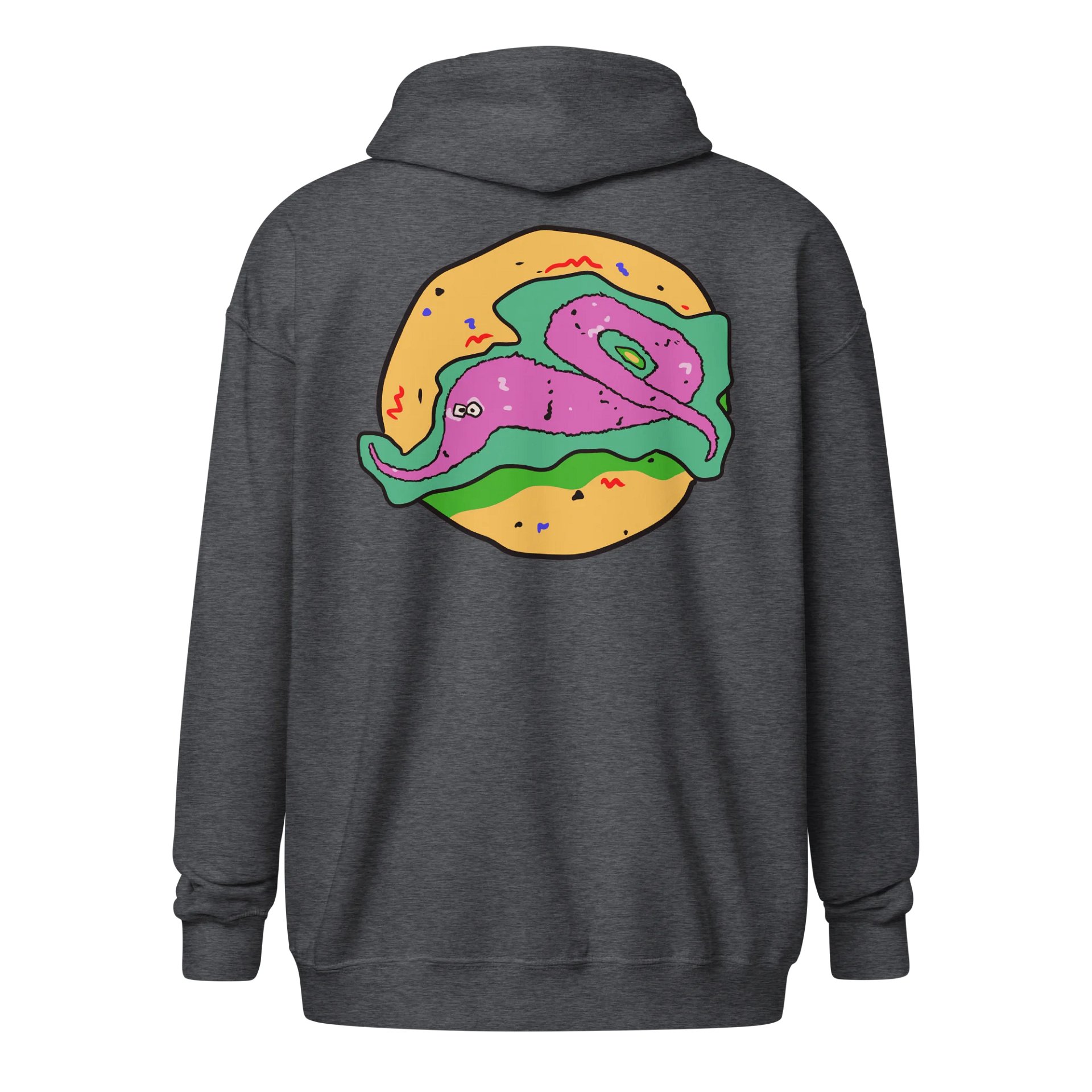 Oh Worm? zip hoodie product image (6)