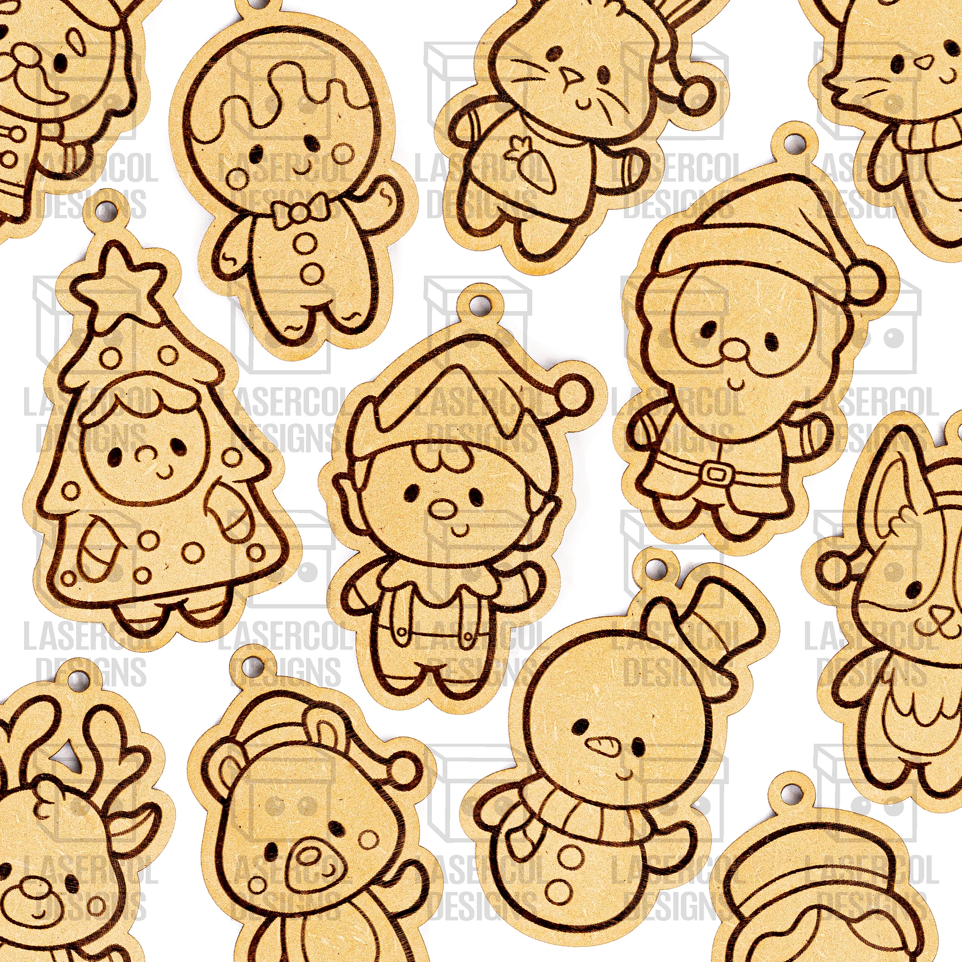Christmas Ornaments - Laser Cut Files product image (3)