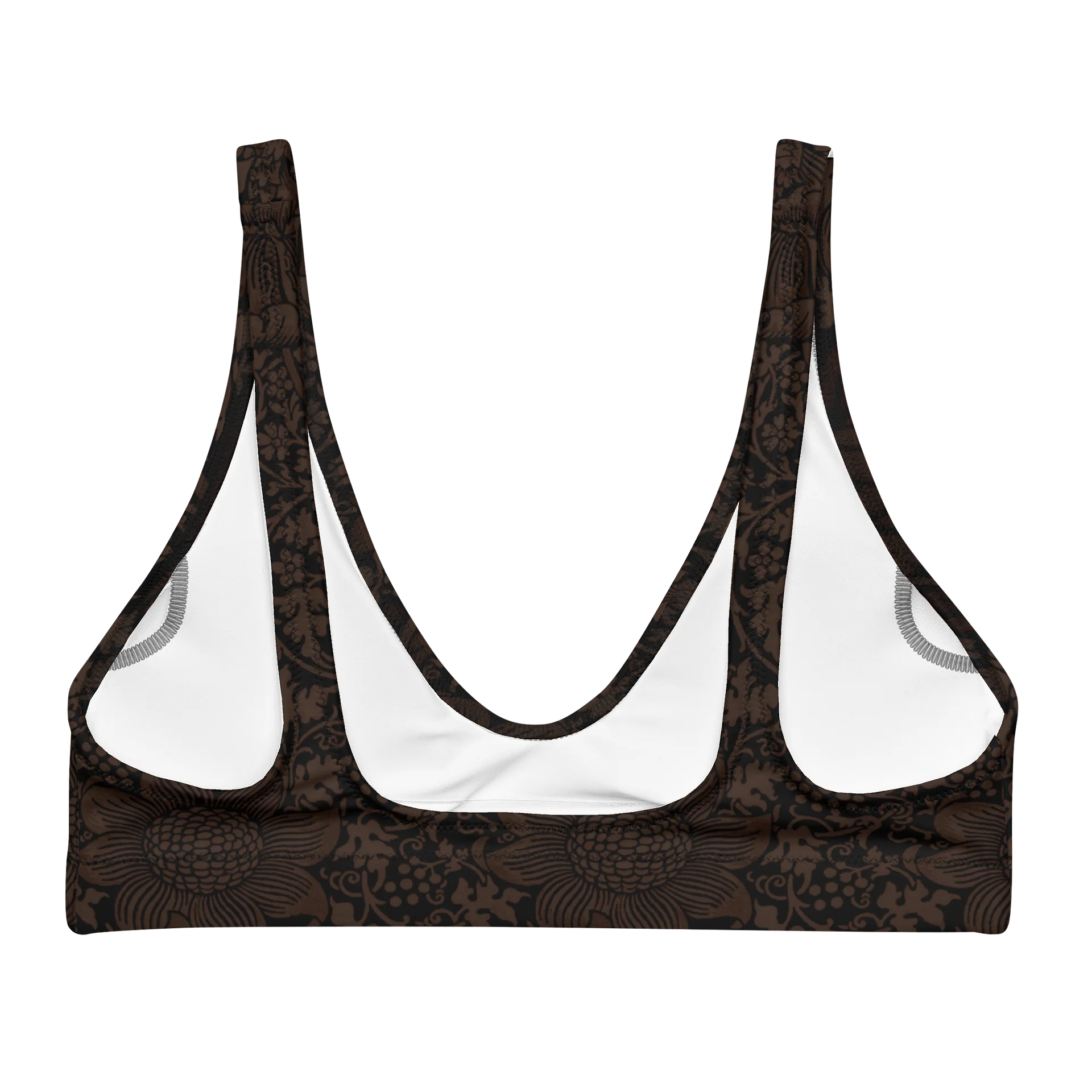 Vintage Floral All-Over Print Bikini Top product image (8)