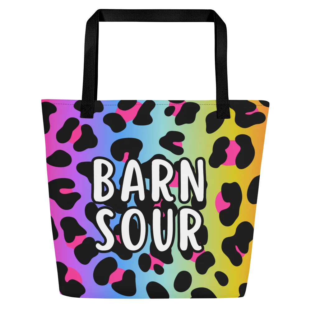 Barn Sour Rainbow Leopard Tote product image (4)