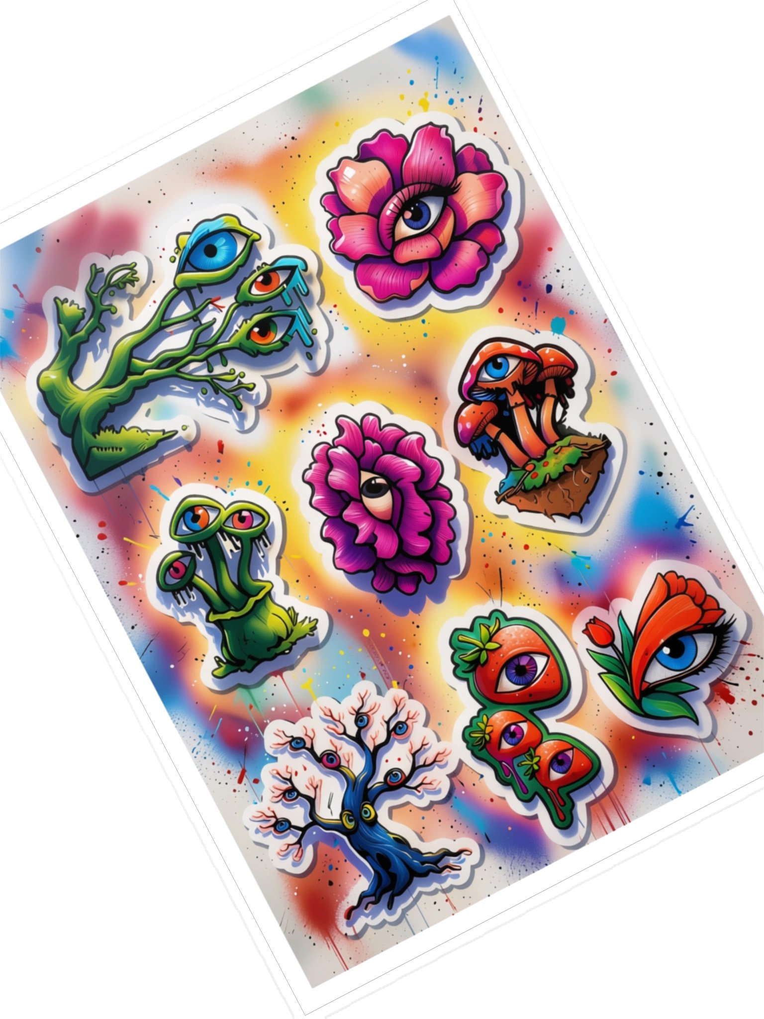 Spooky Haunted Nature Stickers product image (1)