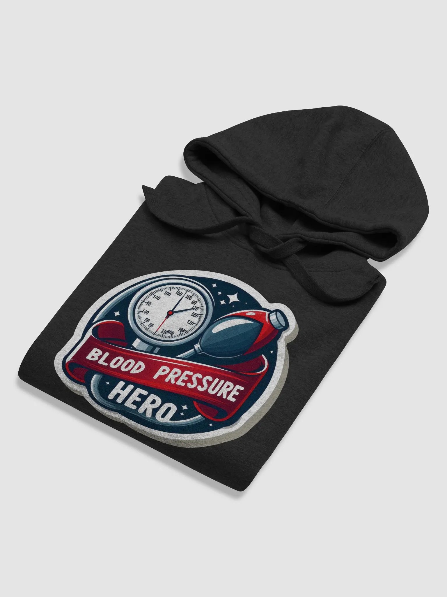 Heroic Blood Pressure Monitor Unisex Hoodie product image (55)
