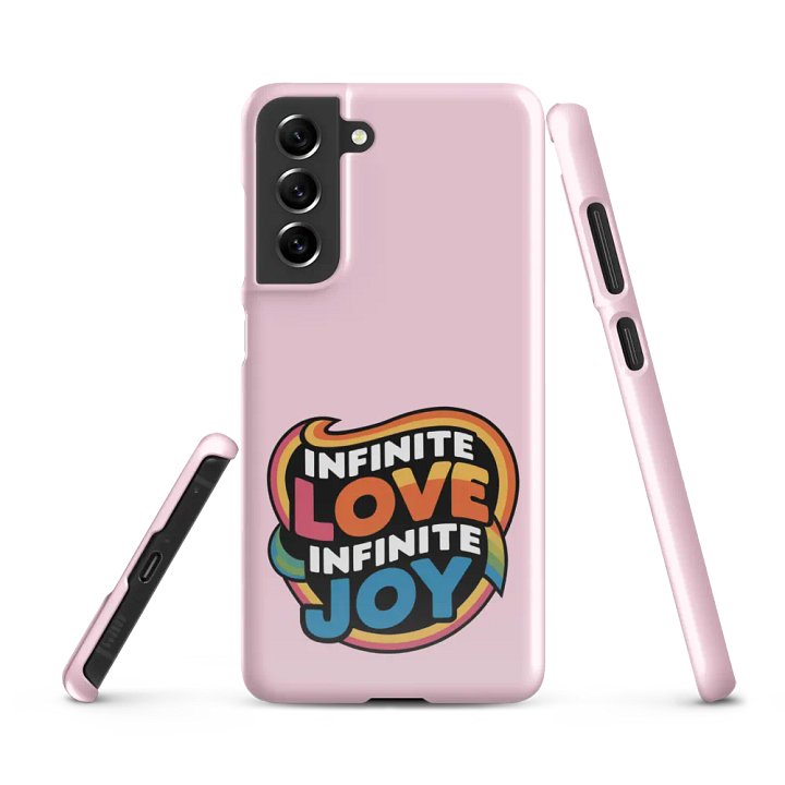 Infinite Love Infinite Joy Snap Case for Samsung (Pink) product image (1)