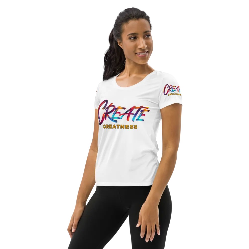 Create Greatness Huge Print Athletic Tee product image (1)