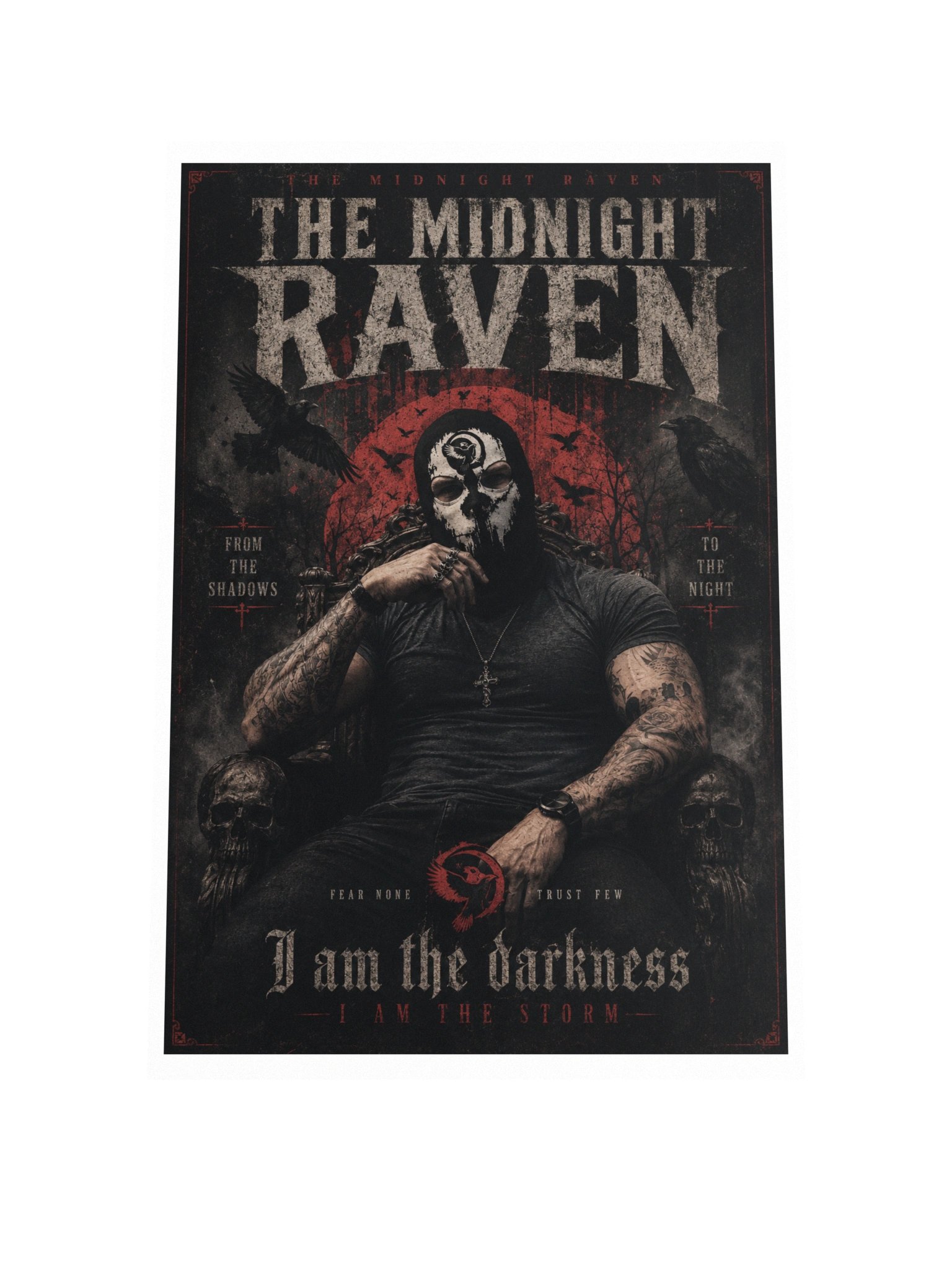 The Midnight Raven Gothic Poster product image (1)