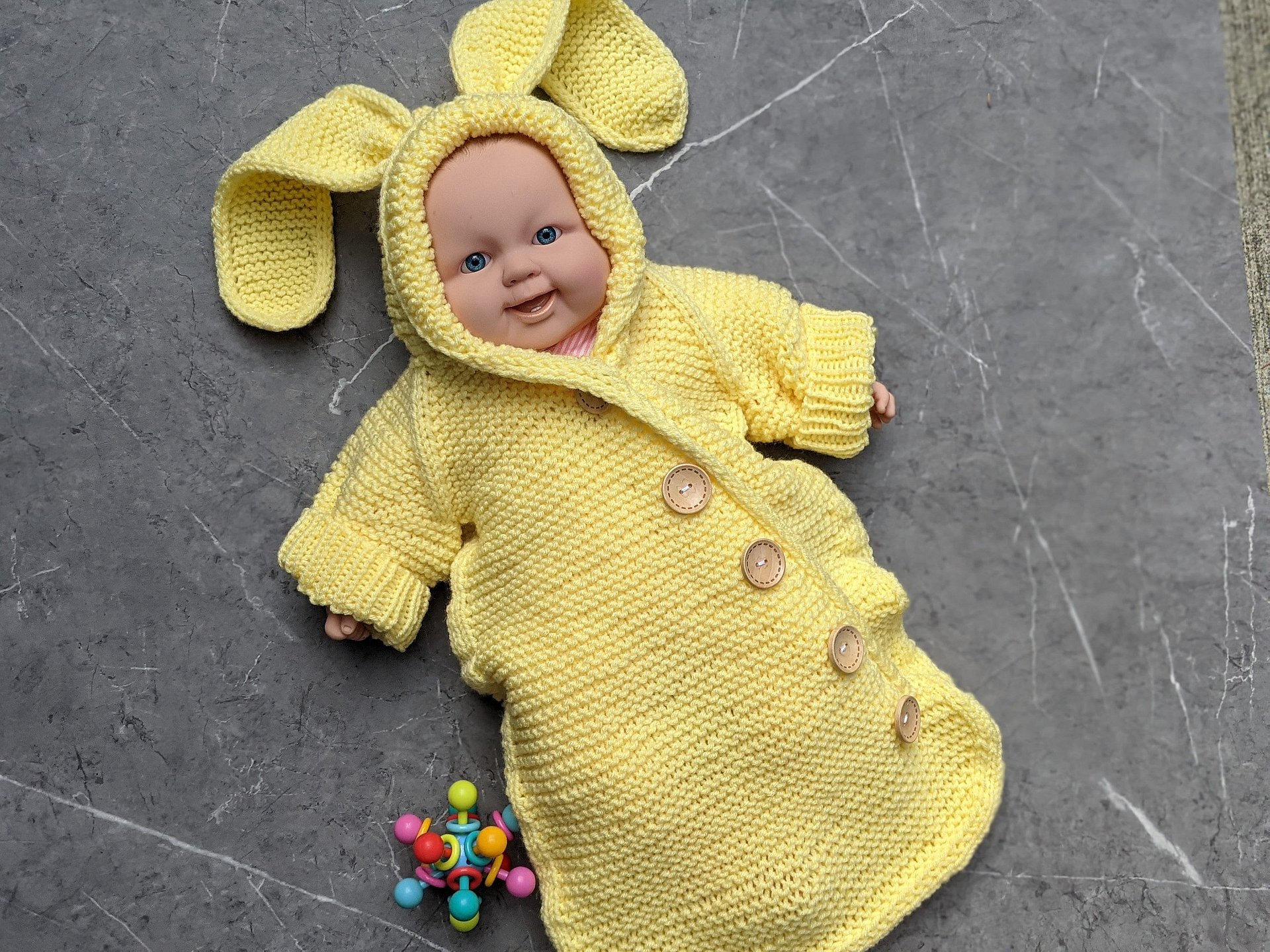 Baby Sleep Sack / Baby Cocoon Knitting Pattern product image (4)
