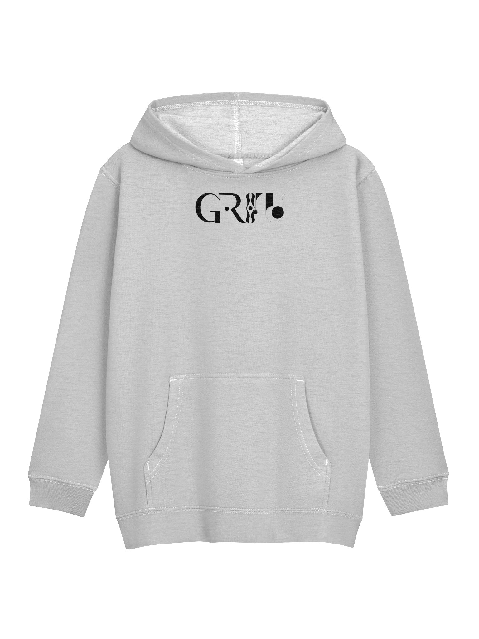 Minimal Black Youth Pullover Fleece product image (1)