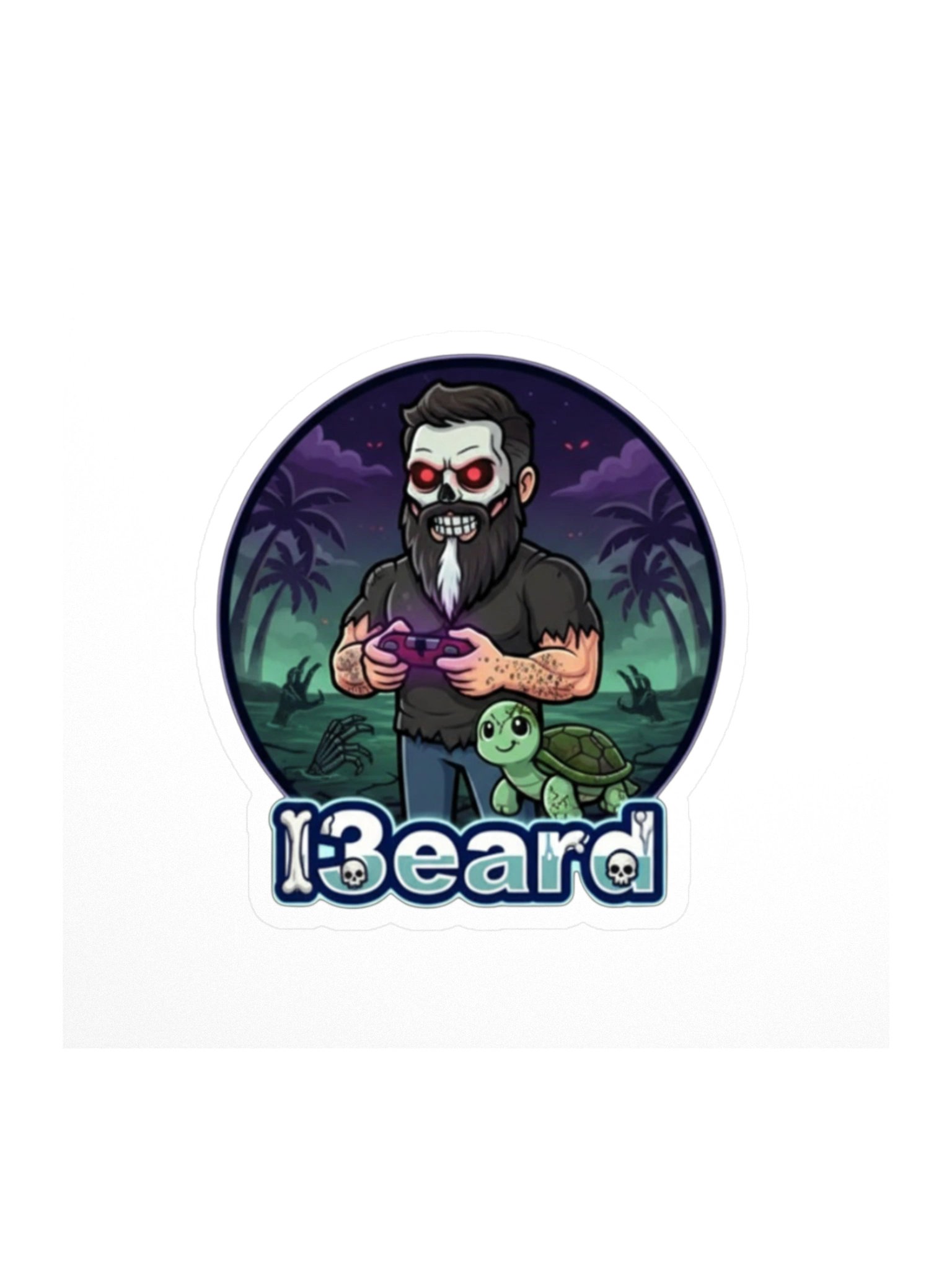 Skull Horror i3eard Sticker product image (1)