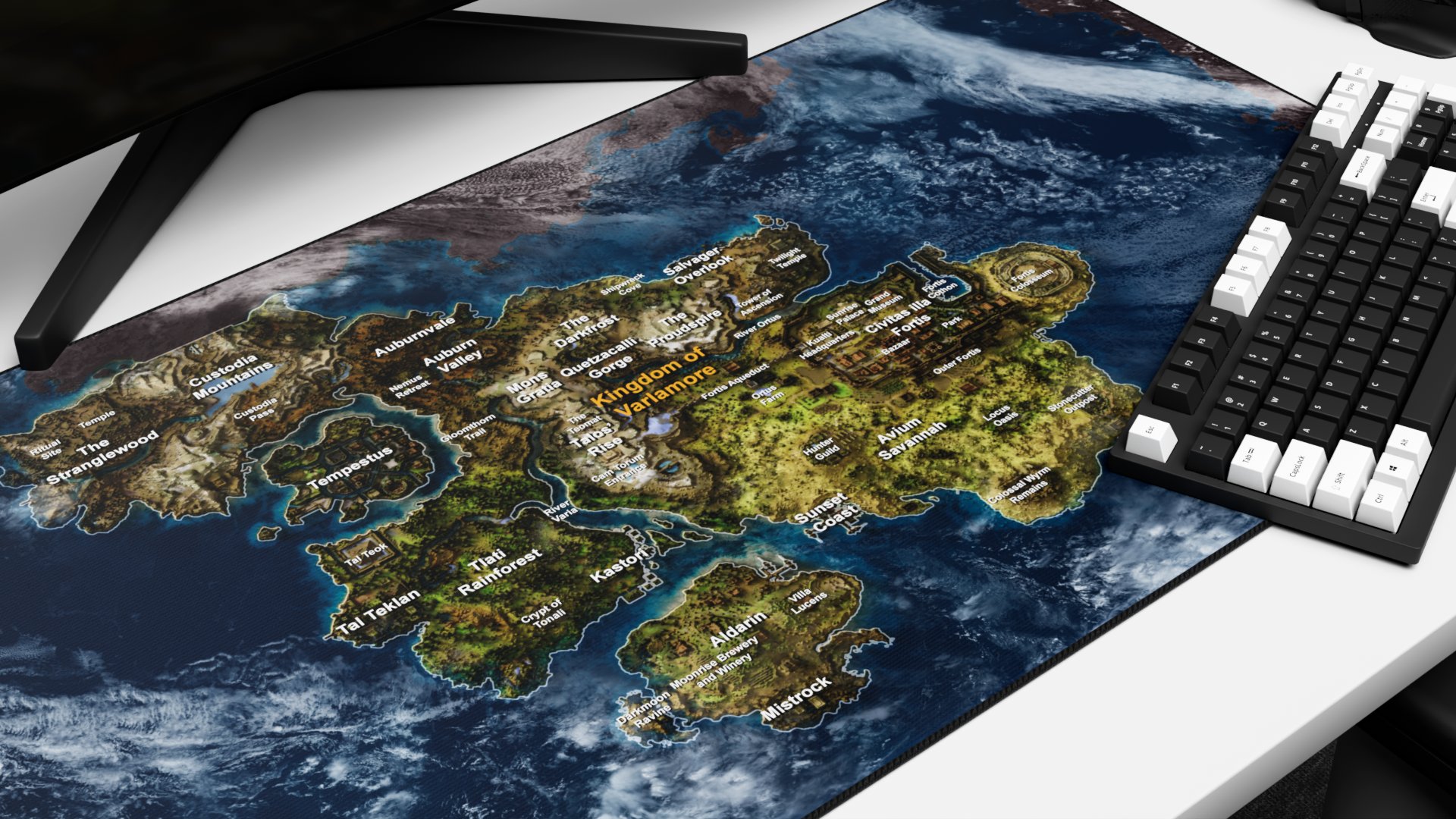Detailed Kingdom of Varlamore Desk Mat product image (4)
