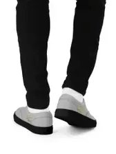LM Origin™ Steel Gray Sneakers | Unisex Canvas Streetwear Shoes product image (5)