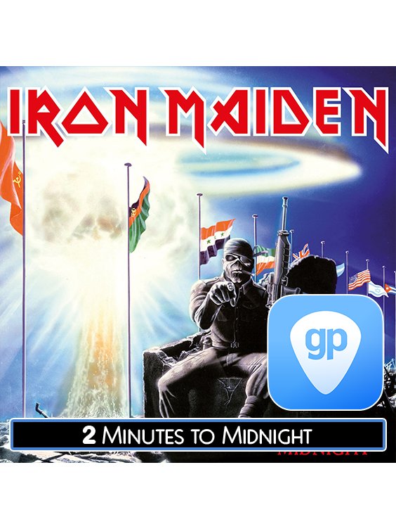 2 Minutes to Midnight PDF TAB + Backing Track MP3 product image (1)