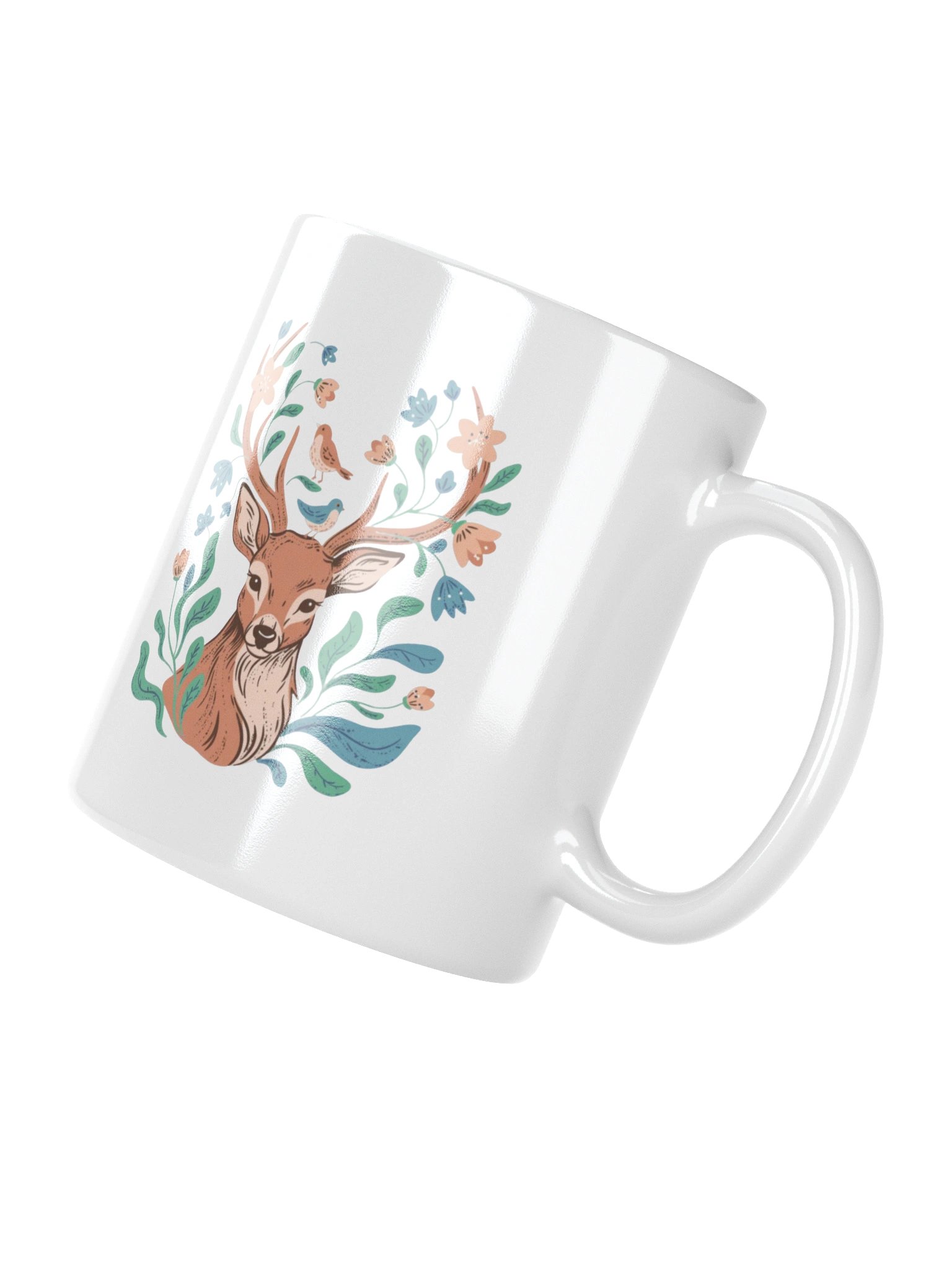 Deer in Wildflowers Coffee Mug product image (11)