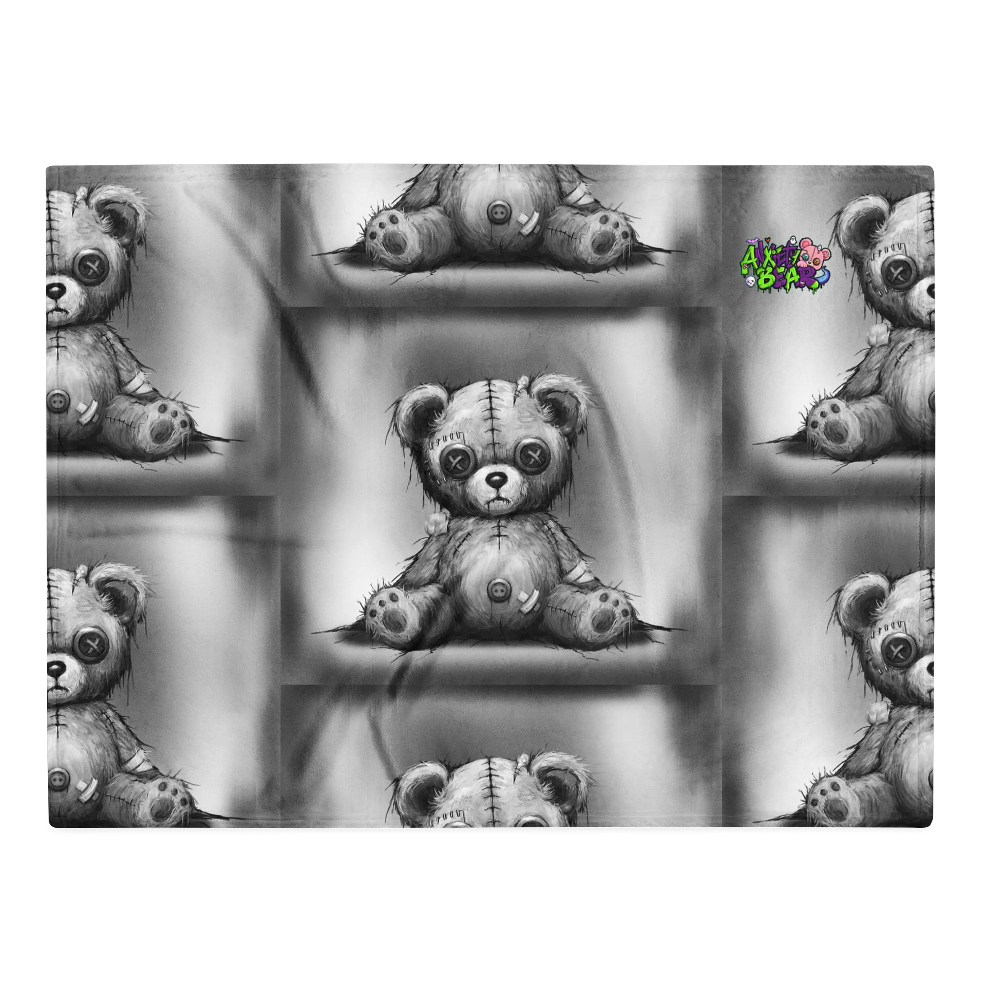 Anxiety Bear Spooky Blanket product image (2)