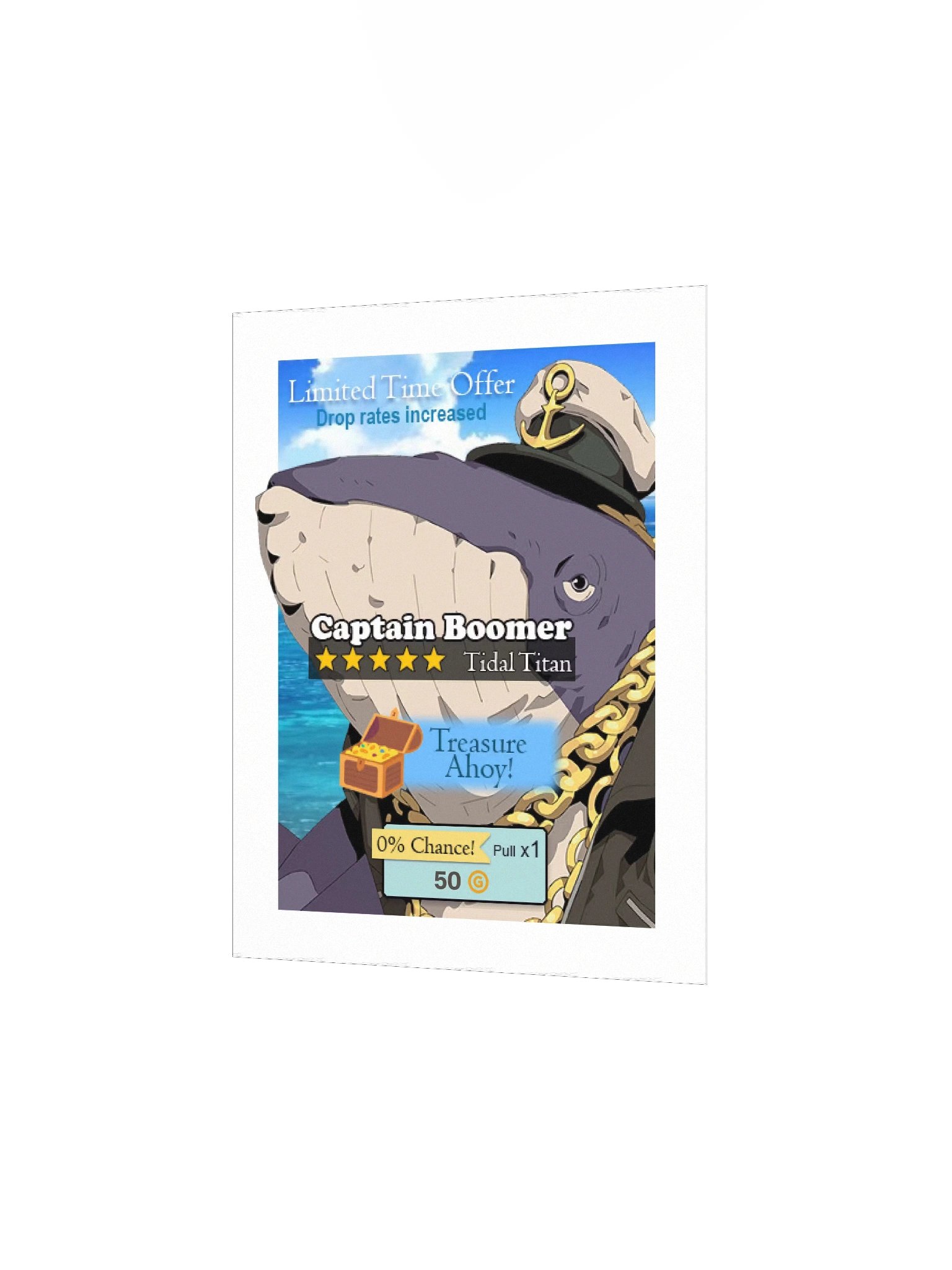 Captain Boomer Gacha Poster product image (6)