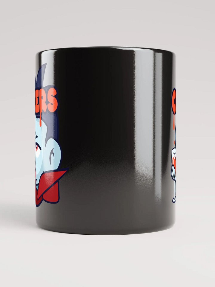DRACULA CHEERS GLOSSY BLACK MUG product image (2)