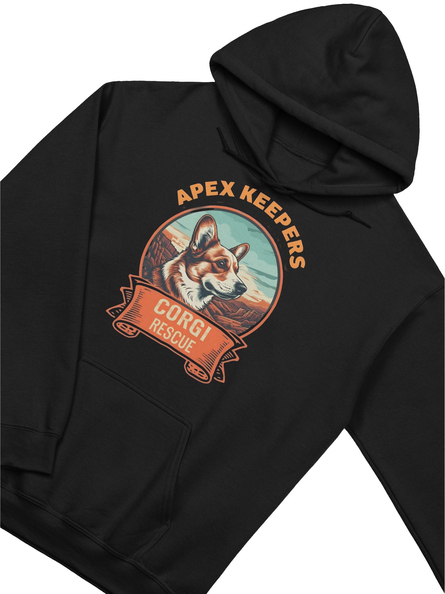 "The Fearless Lowline" Corgi Rescue Hoodie product image (3)