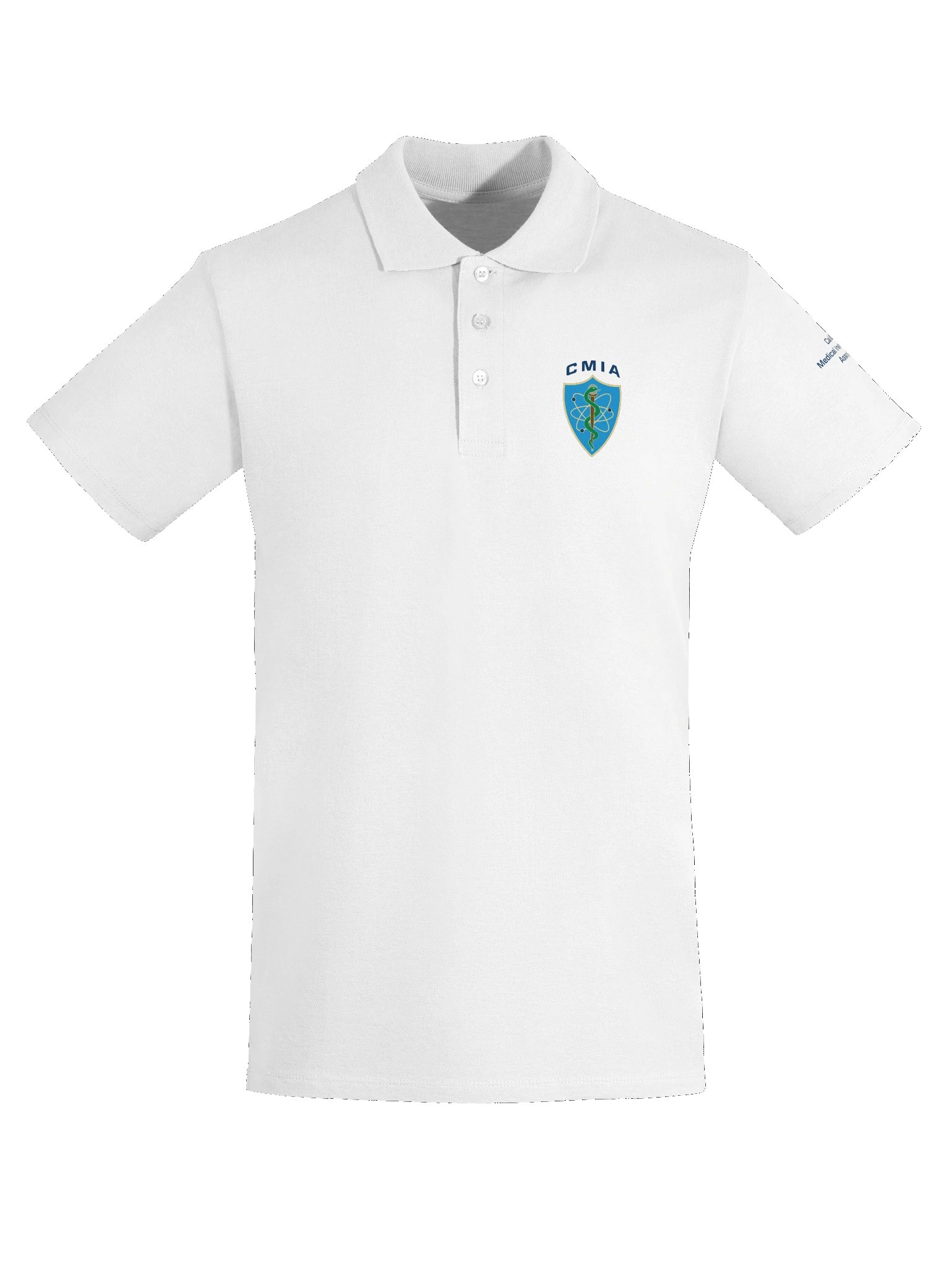 CMIA White/Light Premium Polo Shirt — Color Logo product image (5)