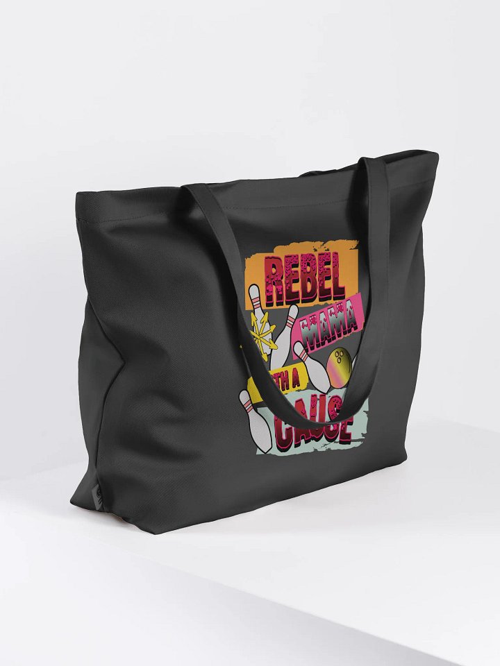 Rebel Mama With A Cause Bowling Eco Tote product image (1)