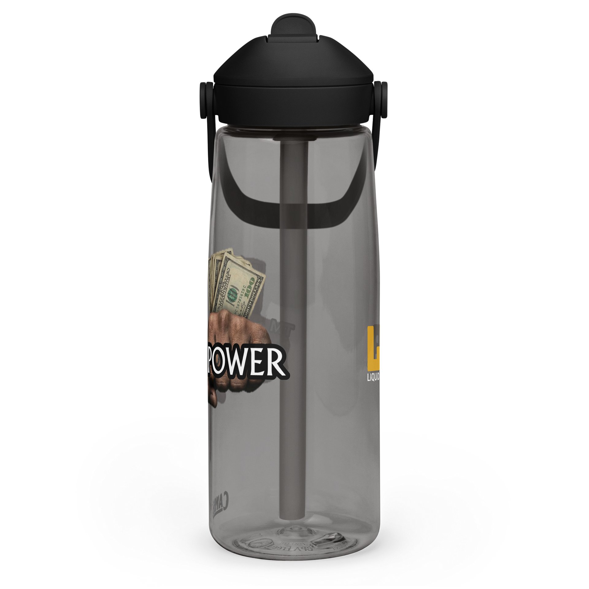Money Power Flip Straw Water Bottle product image (3)