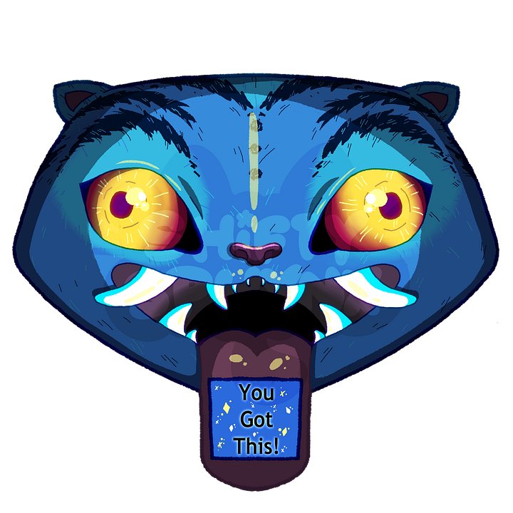 Silly Tiger Glossy Stickers product image (2)