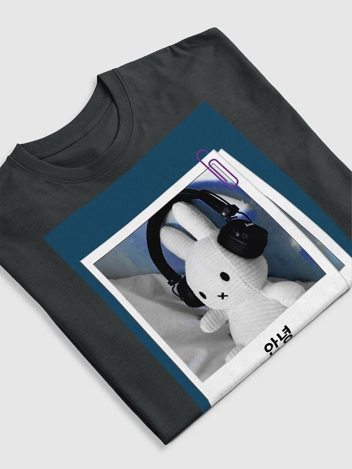 Hello Bunny Headphones Tee - 안녕 product image (5)