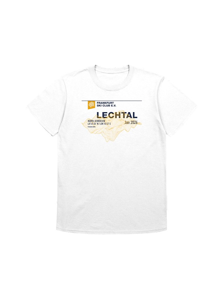 Lechtal / Warth-Schröcken Resort white (front and back print) product image (1)