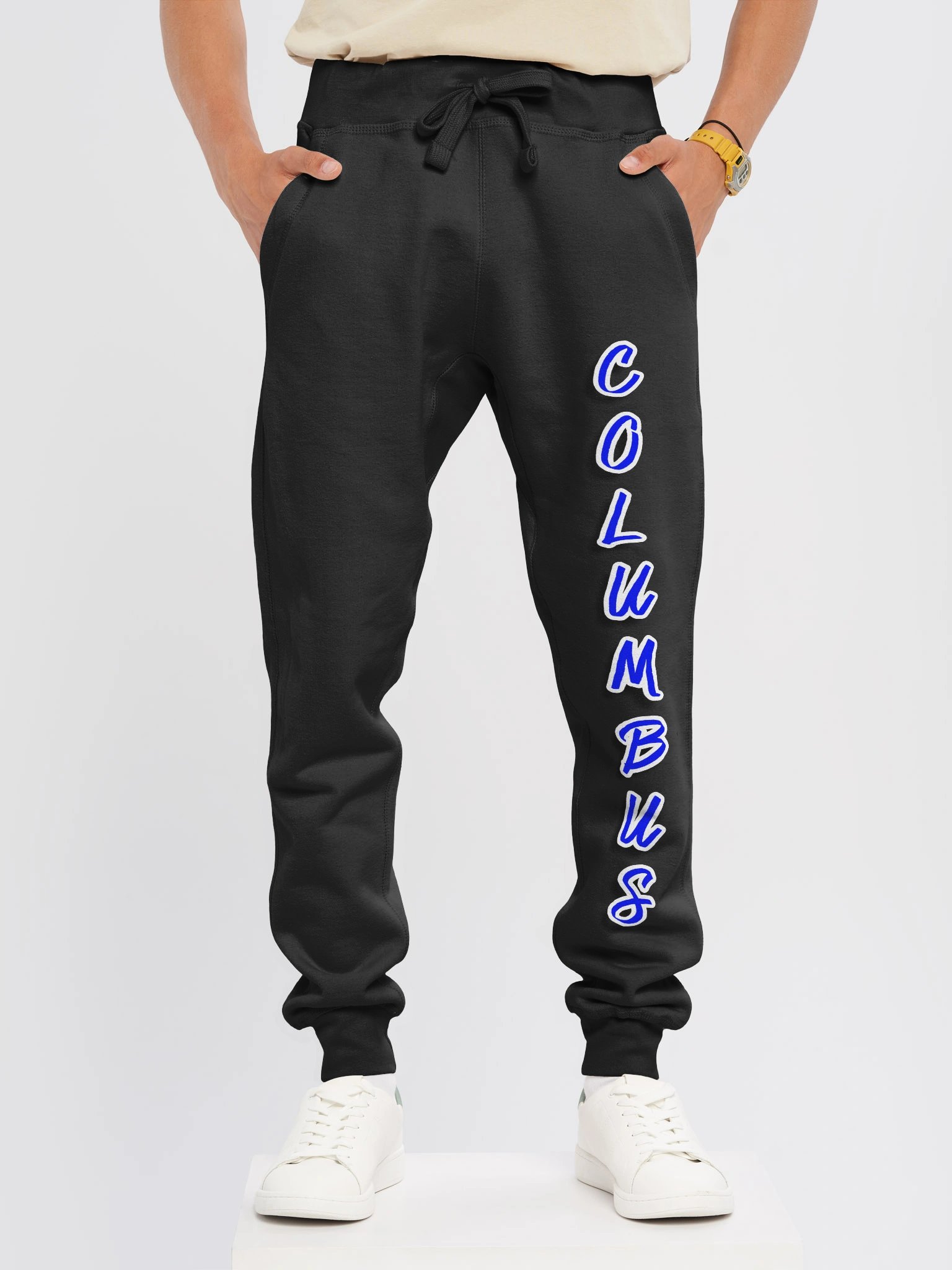 columbus blue joggers product image (5)