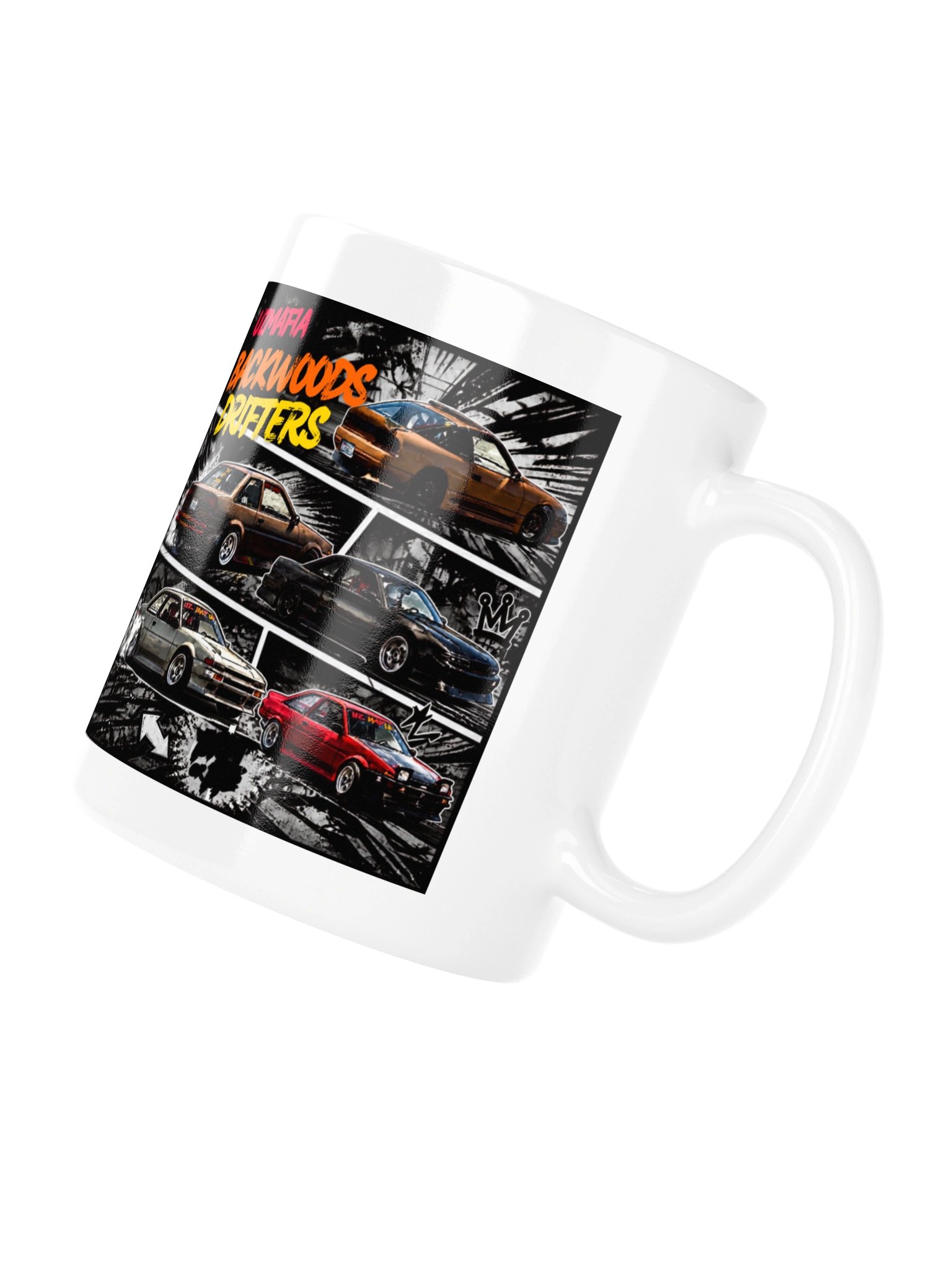 Comic Strip UZ Mafia White Coffee Cup product image (11)