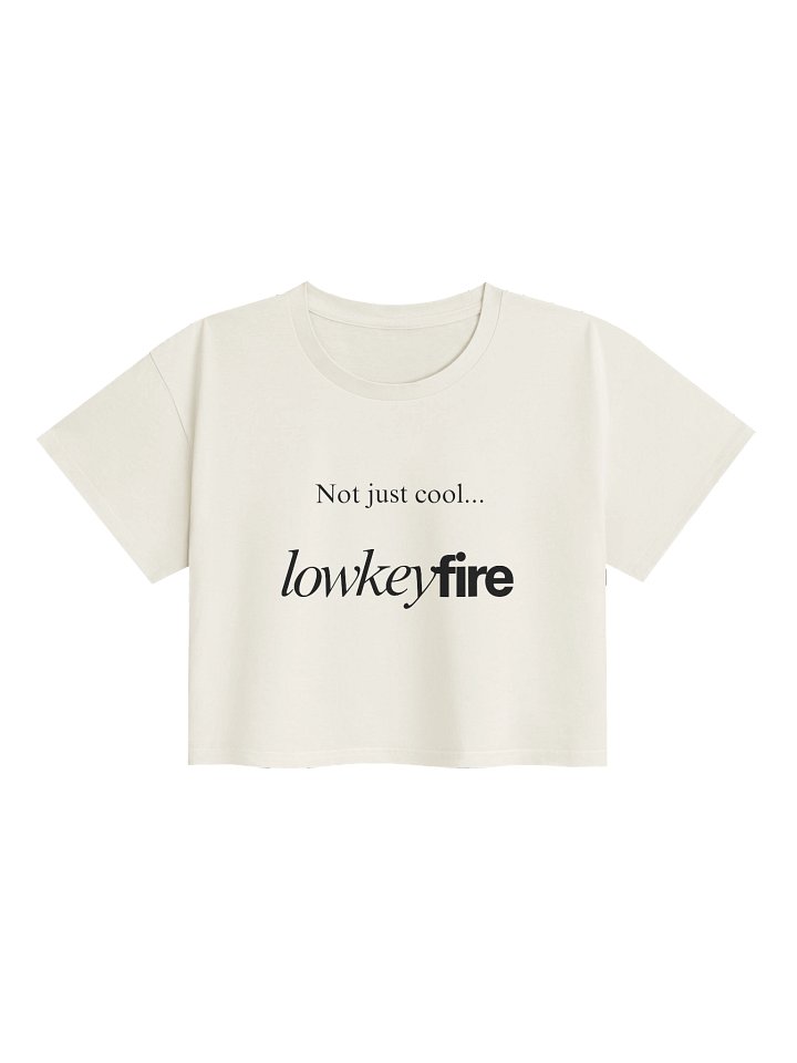 LowkeyFire Signature Crop Tee product image (1)