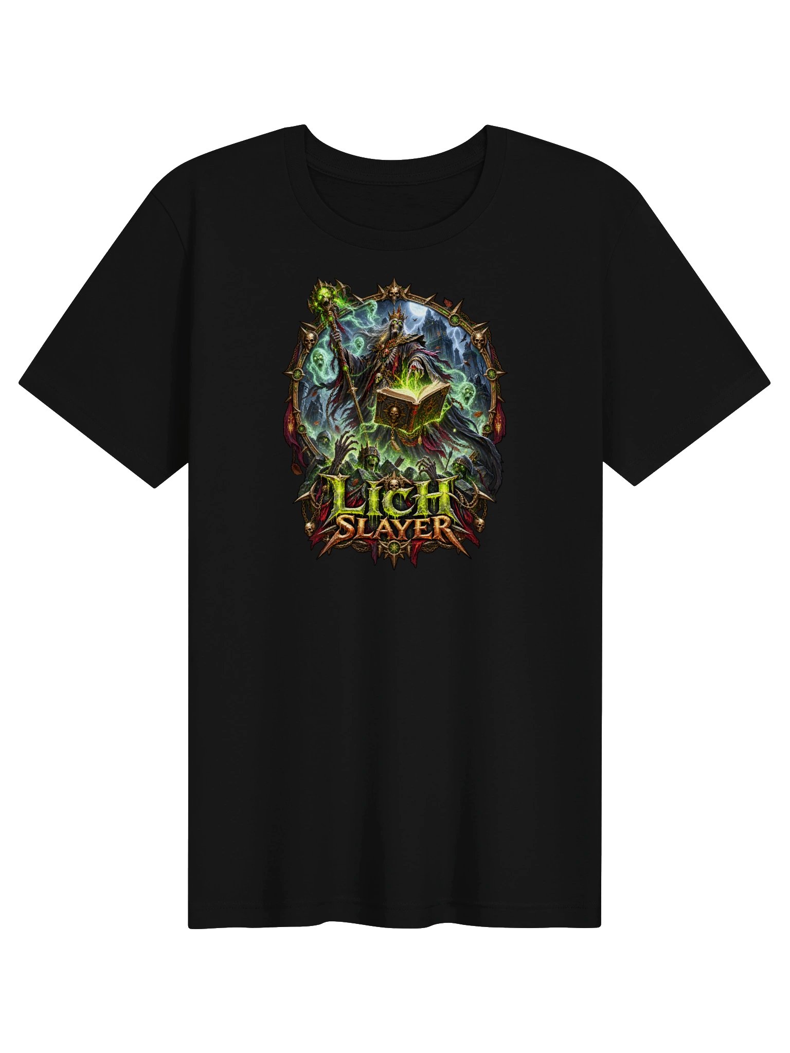 LICH SLAYER: Wake the Dead | Fantasy RPG T-Shirt product image (1)