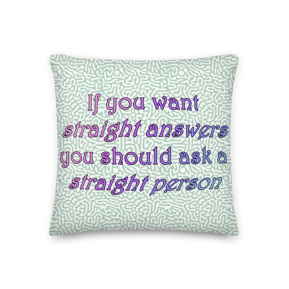 Straight Answers Pillow product image (3)