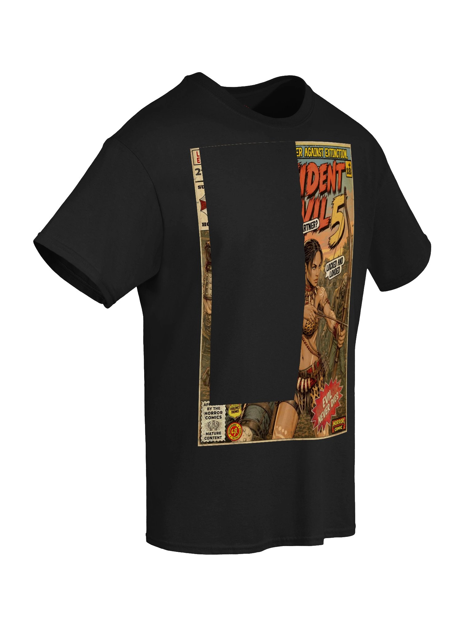 Chris and Sheva Comic Art Gaming T-Shirt product image (6)