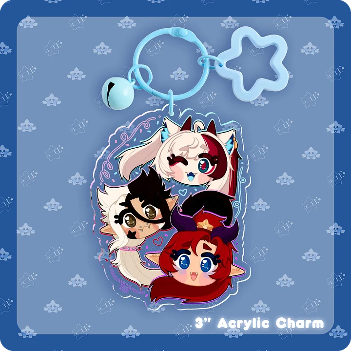 ─ .✦ [ PRE-ORDER ] ✦ Celesta Anniversary Keychain ✦.─ product image (1)