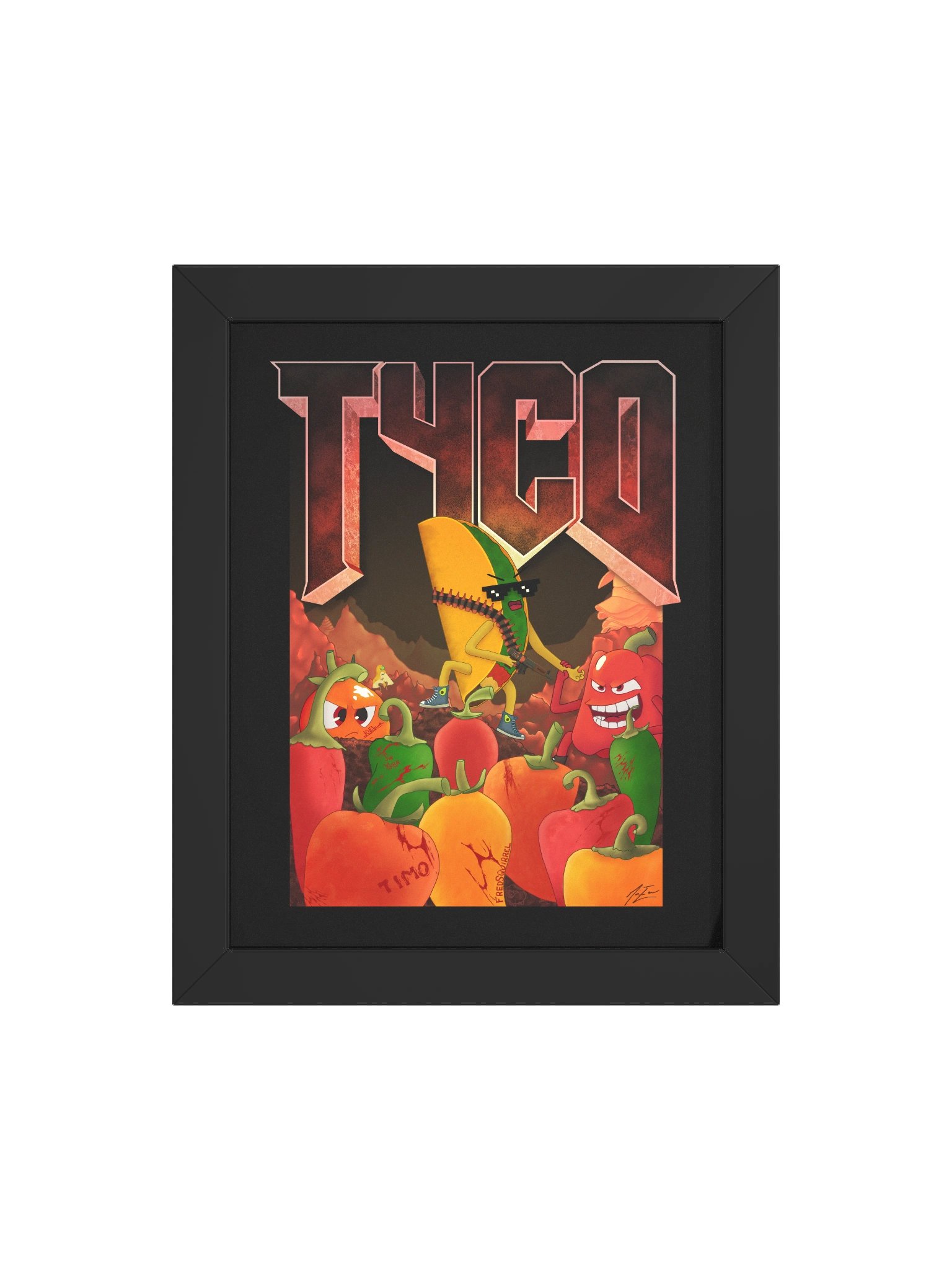 t4c0 Doom Print product image (4)