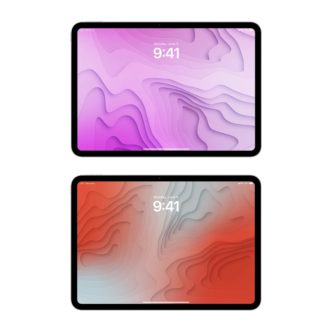 Gradient Topography Wallpaper Pack product image (11)