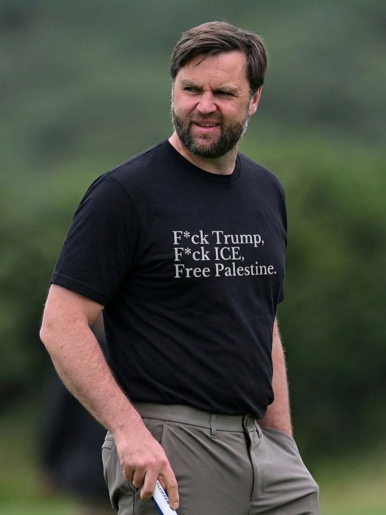 fuck trump fuck ice free palestine (tee) product image (2)