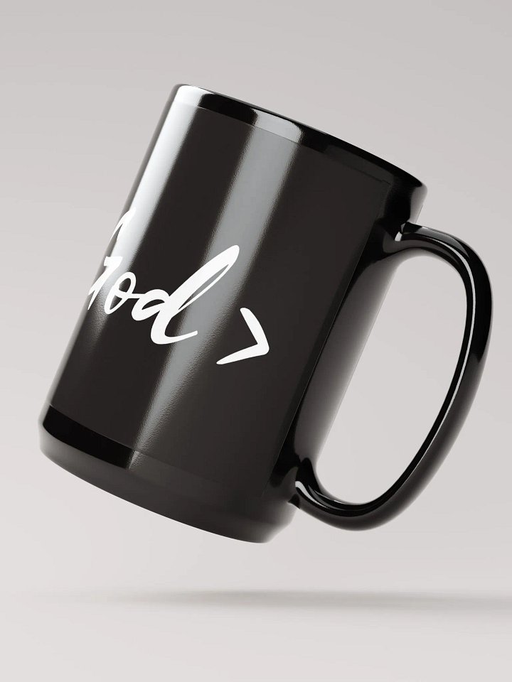 God > WHITE TEXT MUG product image (2)