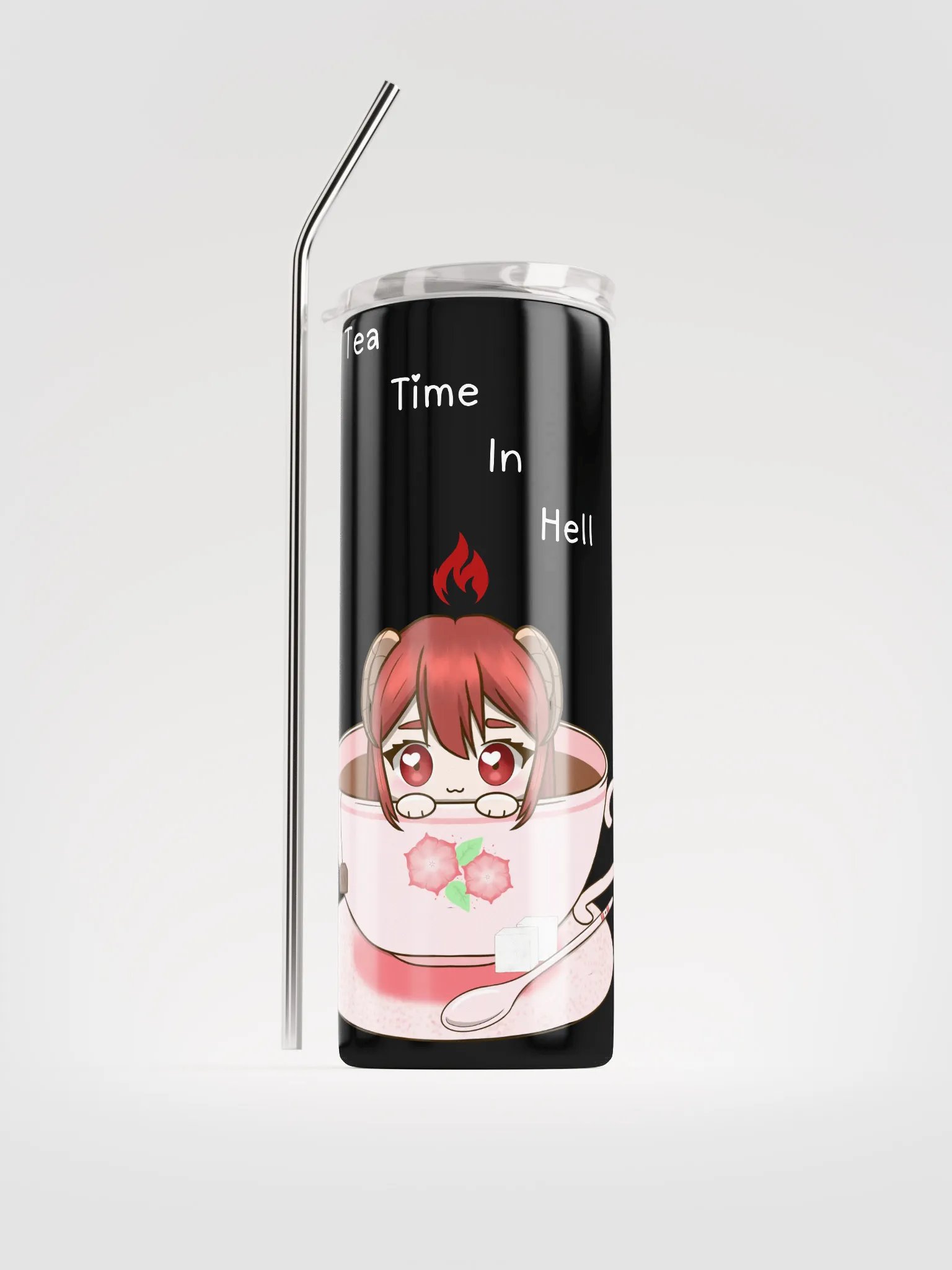 Tea time in hell tumbler product image (1)