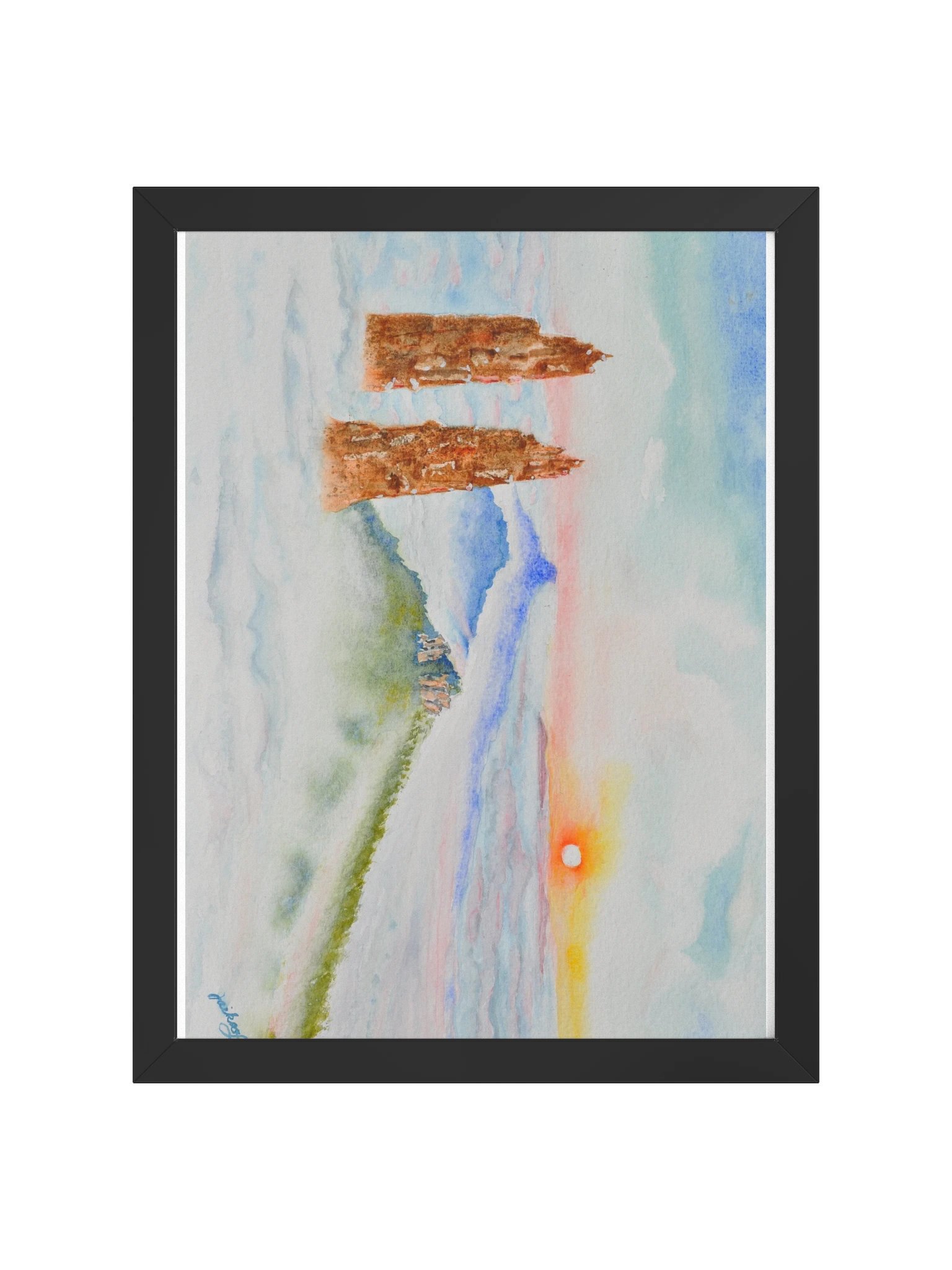 Misty Sunrise Over The Mountain Peaks product image (1)
