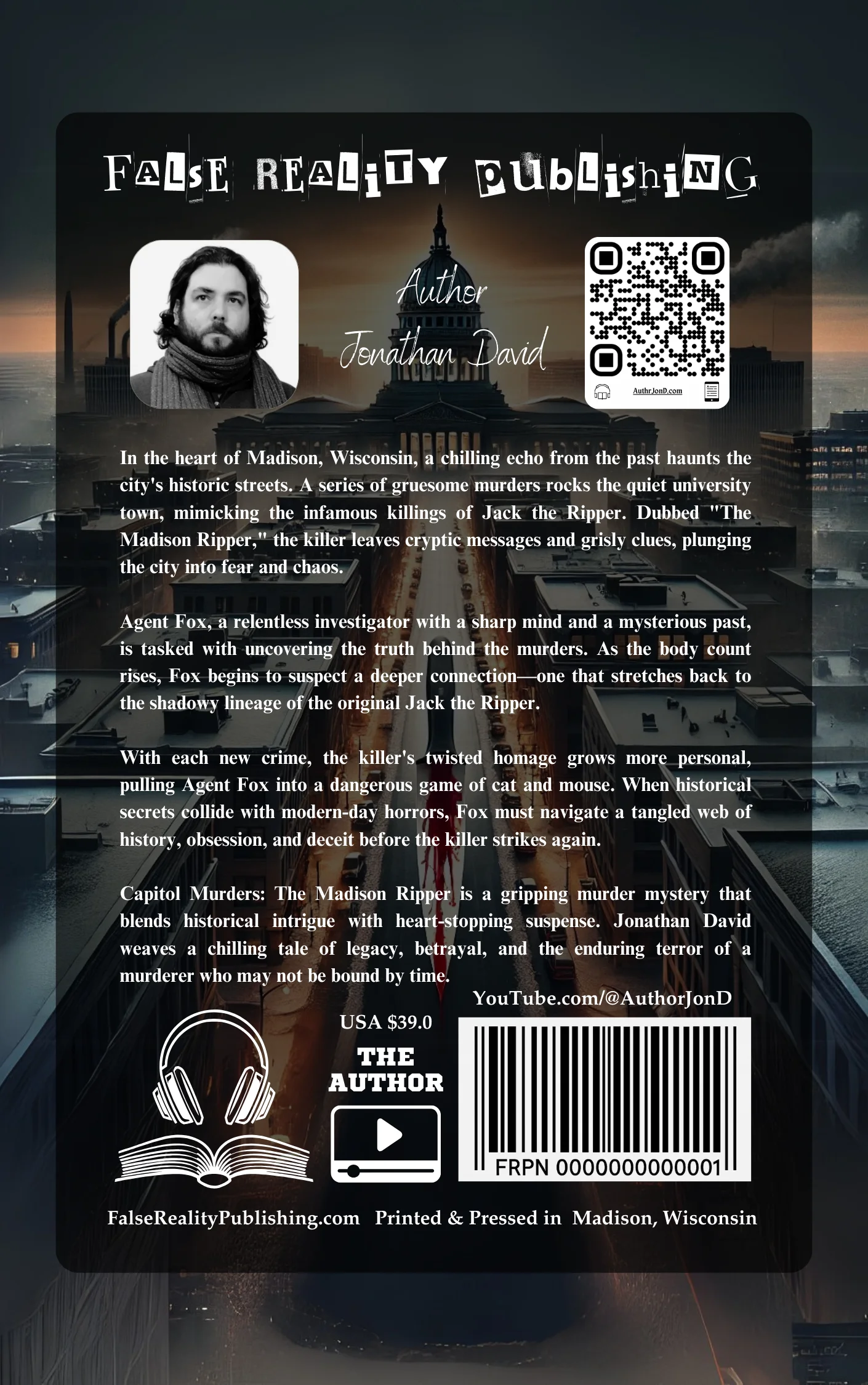 Capitol Murders: The Madison Ripper [Handmade + Signed] product image (5)