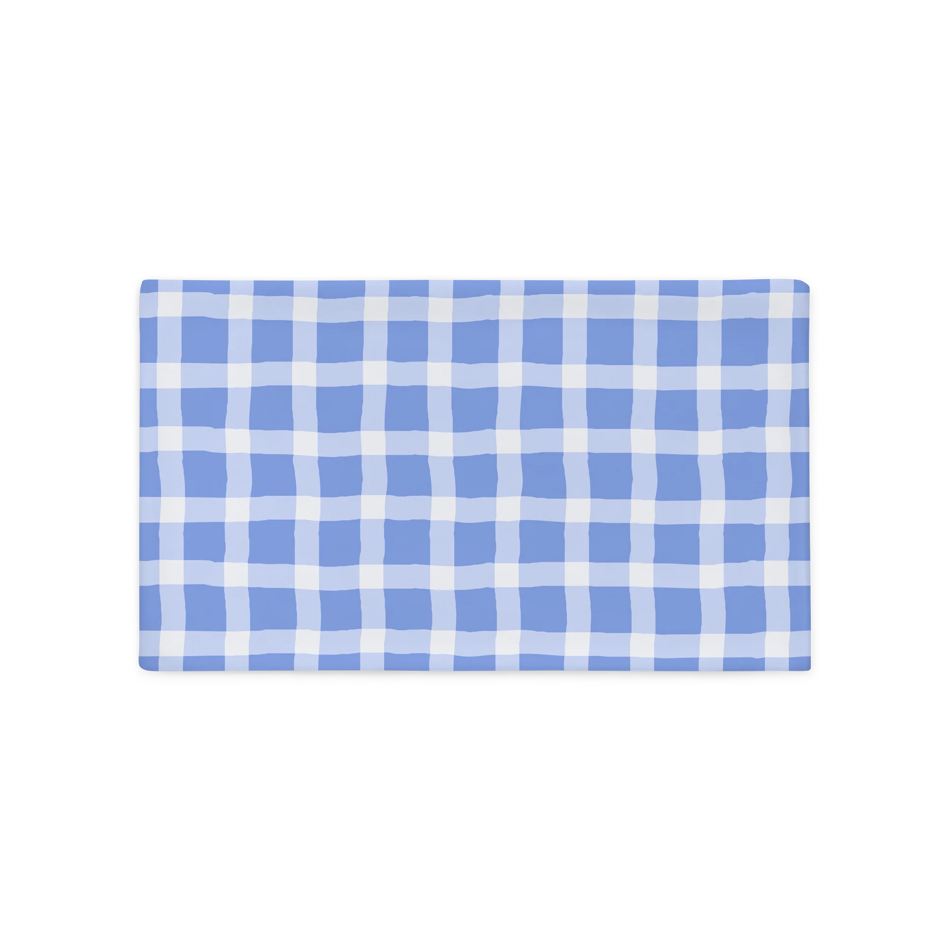 Vintage Gingham Blue Plaid Stripes Pillow Case product image (5)