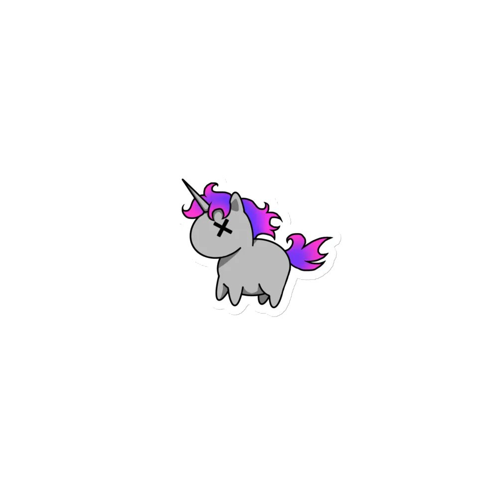 Unicorn Die-Cut Magnet product image (1)