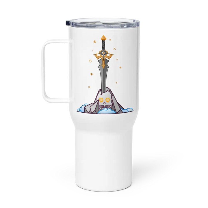 Sword in the Skull - Argent Variation - Tumbler w/Handle product image (1)